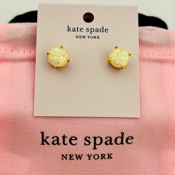 kate spade~Opal Glitter Studs / NWT / Host Pick - Picture 4 of 9